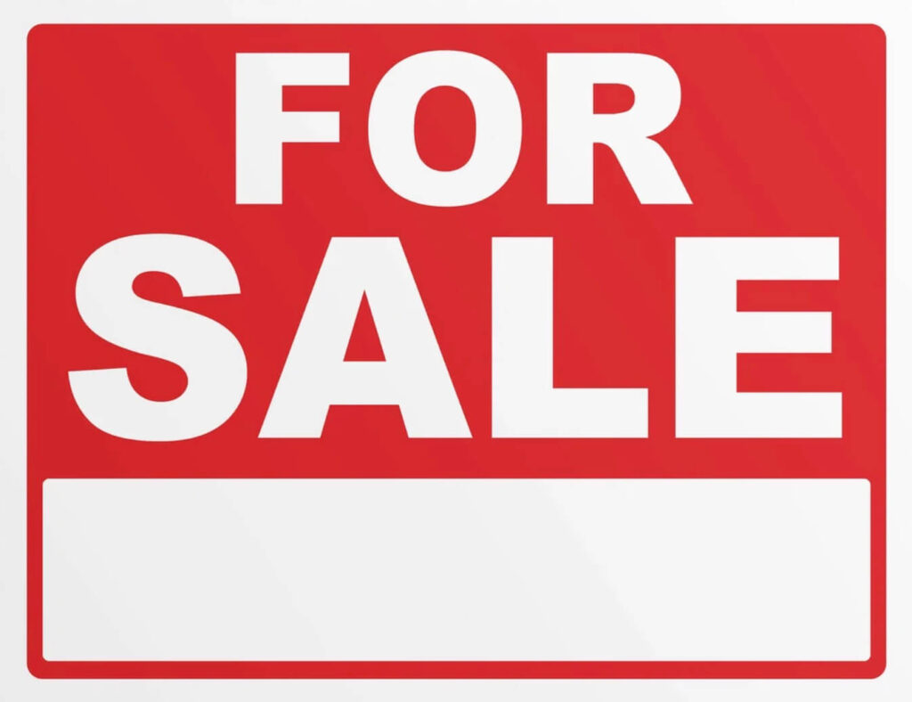 For Sale Sign