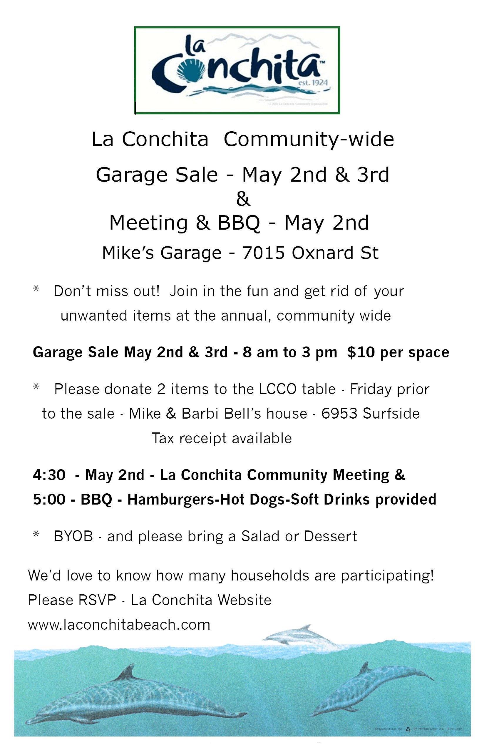 Annual La Conchita Garage Sale